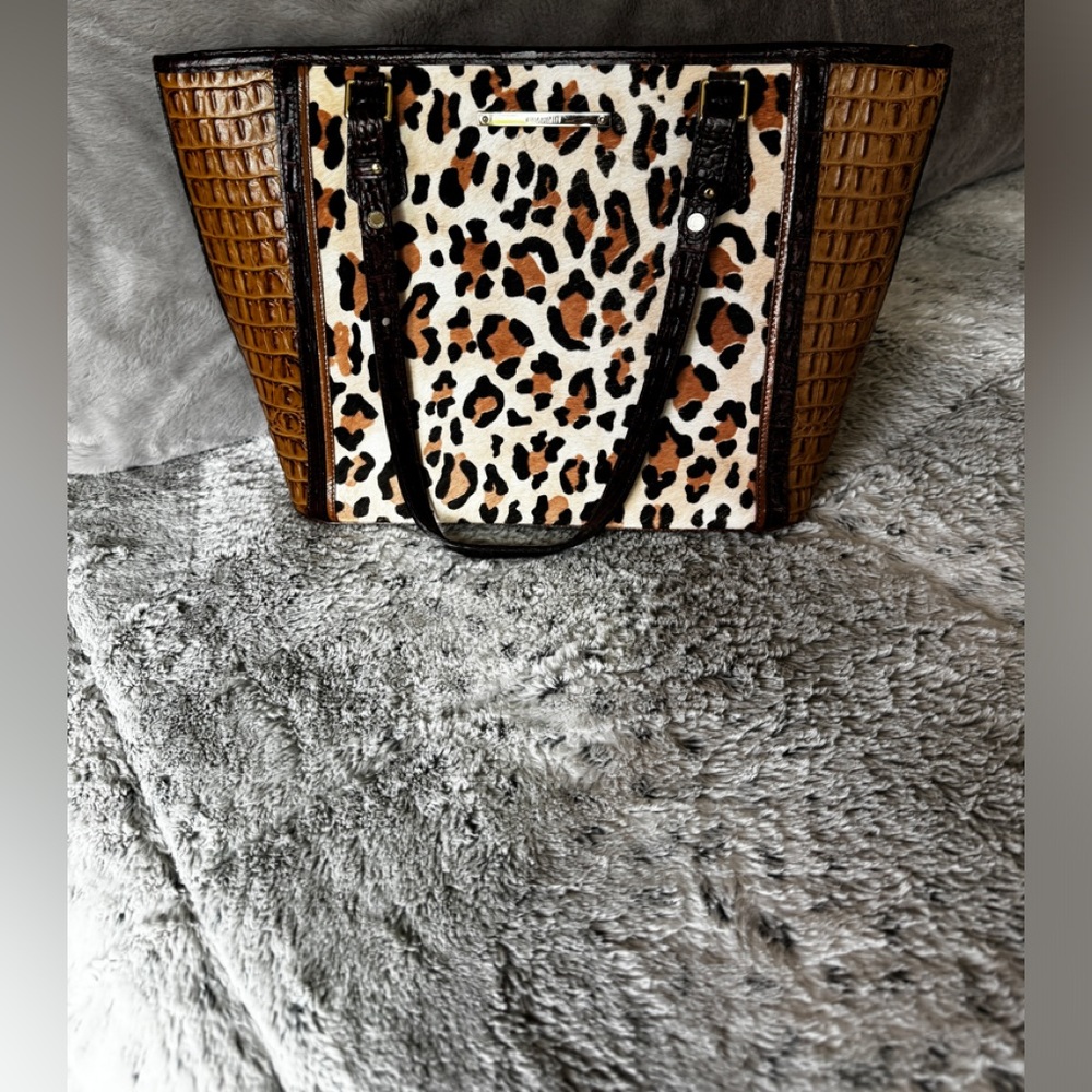 BRAHMIN MEDIUM ASHER TOTE LEOPARD CAPELLA SHOULDER BAG EUC

Non smoking Home